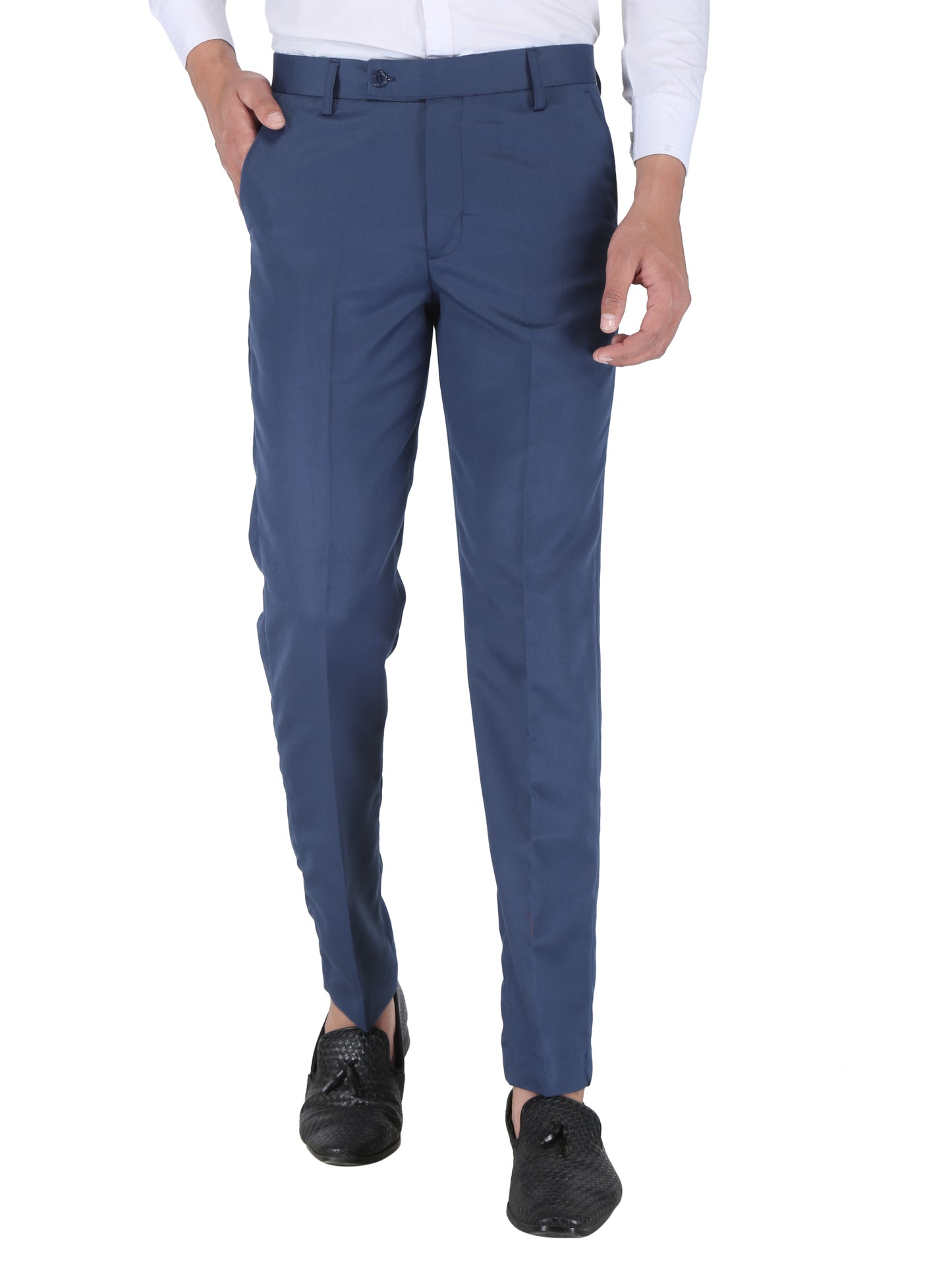 Men Slim Fit Morepitch Polycotton Trousers